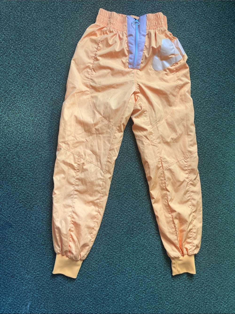 Vintage Yellow Nike Zip Up Track Joggers